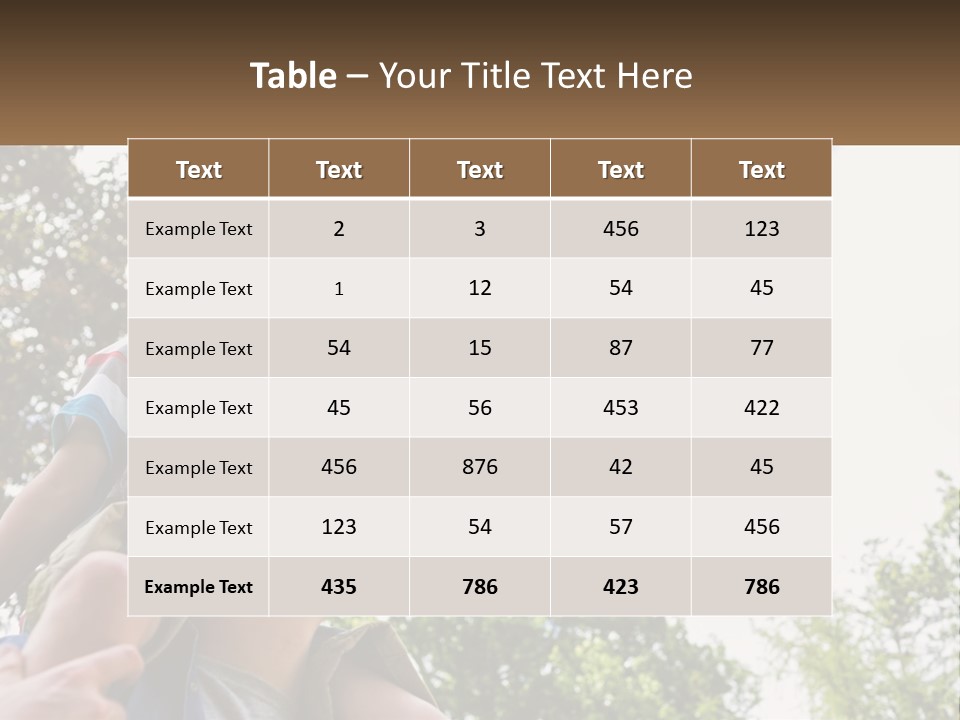 A Man Holding A Small Child On His Shoulders PowerPoint Template