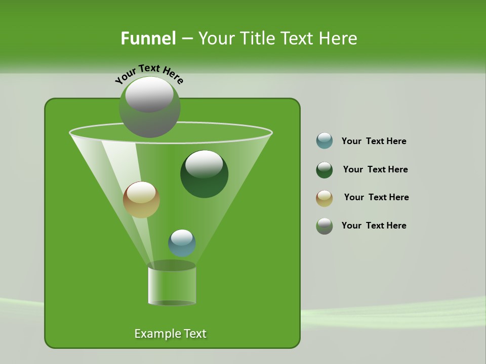 A Drop Of Water Sitting On Top Of A Green Leaf PowerPoint Template