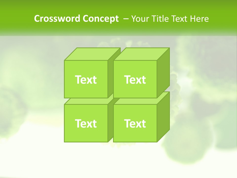 A Green Flower Powerpoint Presentation Template PowerPoint Template