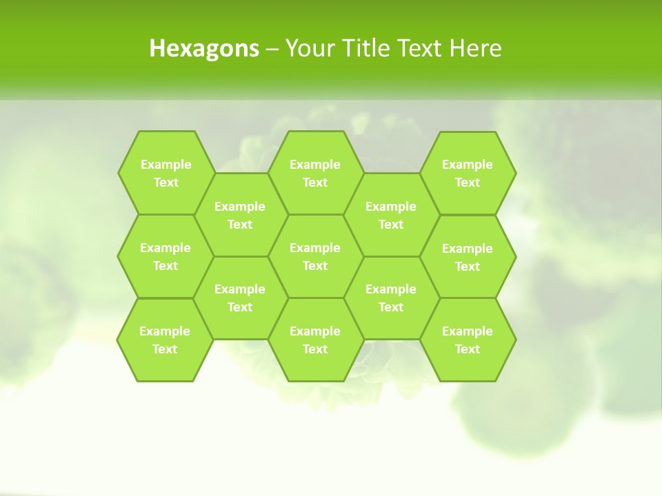 A Green Flower Powerpoint Presentation Template PowerPoint Template