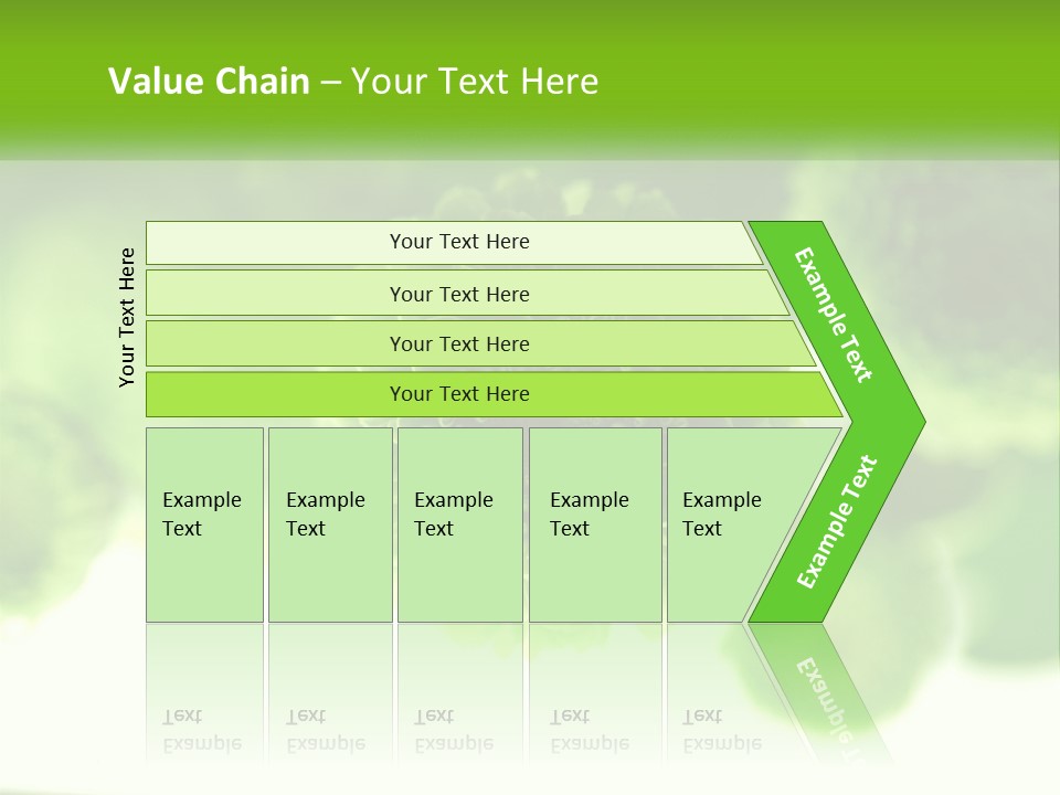 A Green Flower Powerpoint Presentation Template PowerPoint Template