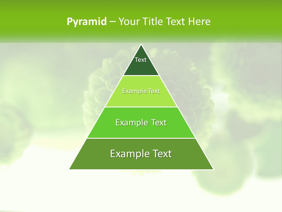 A Green Flower Powerpoint Presentation Template PowerPoint Template