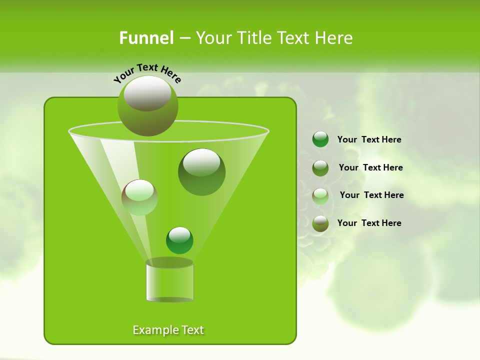 A Green Flower Powerpoint Presentation Template PowerPoint Template