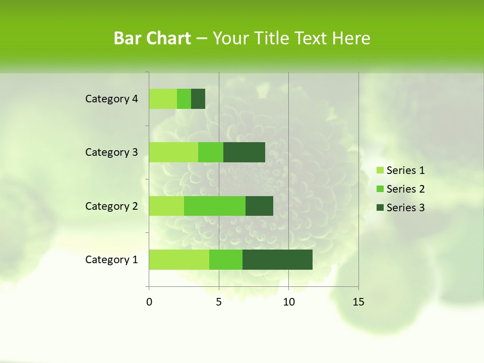 A Green Flower Powerpoint Presentation Template PowerPoint Template