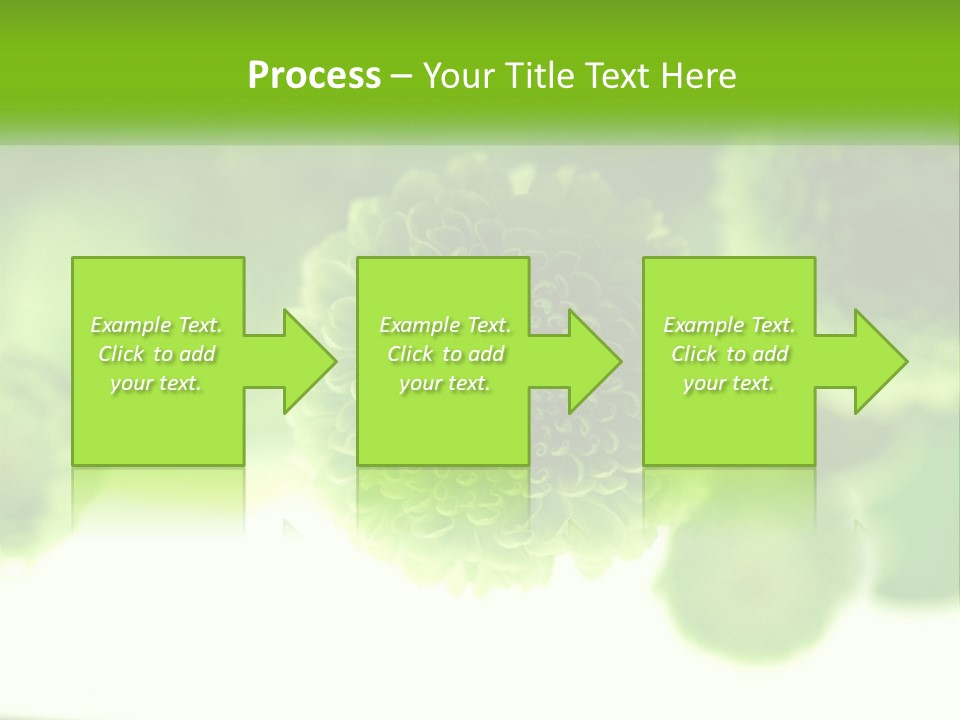 A Green Flower Powerpoint Presentation Template PowerPoint Template