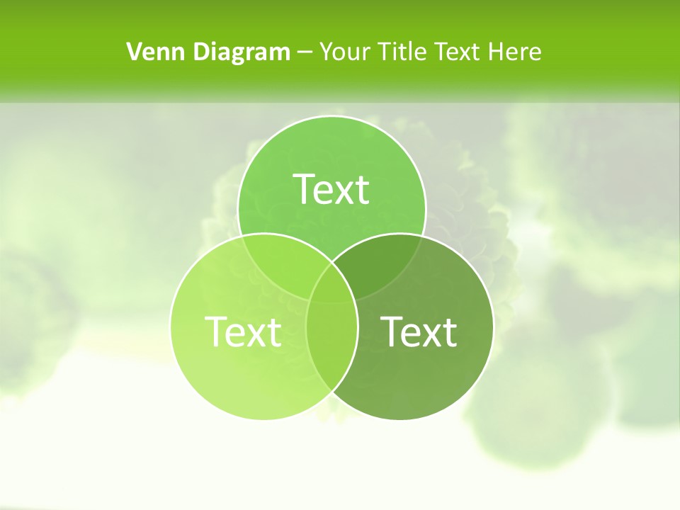 A Green Flower Powerpoint Presentation Template PowerPoint Template