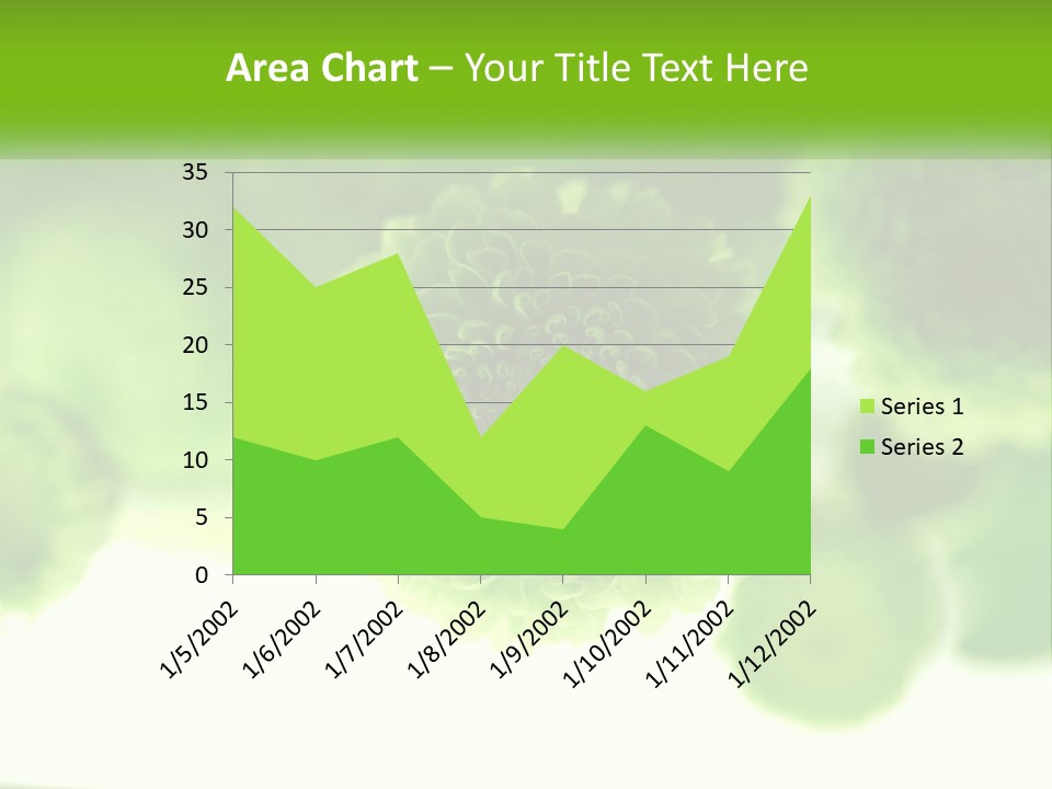 A Green Flower Powerpoint Presentation Template PowerPoint Template