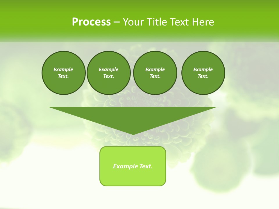 A Green Flower Powerpoint Presentation Template PowerPoint Template