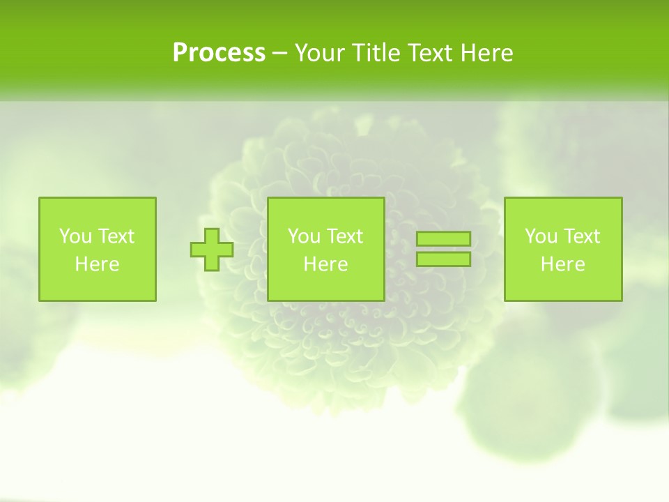 A Green Flower Powerpoint Presentation Template PowerPoint Template
