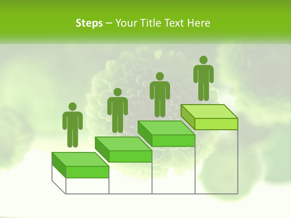 A Green Flower Powerpoint Presentation Template PowerPoint Template