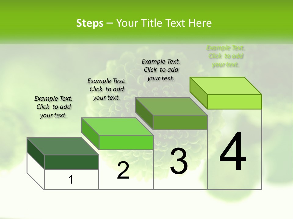 A Green Flower Powerpoint Presentation Template PowerPoint Template