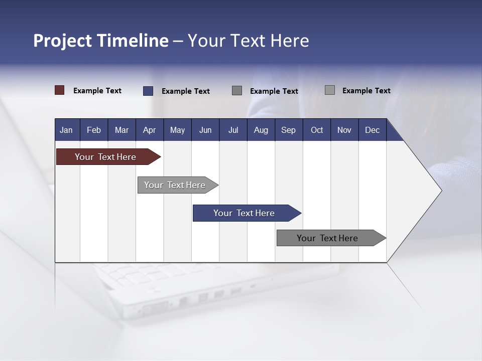 A Woman Holding A Credit Card While Using A Laptop PowerPoint Template