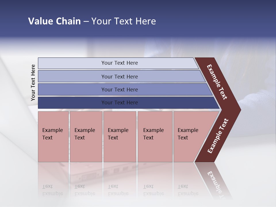 A Woman Holding A Credit Card While Using A Laptop PowerPoint Template