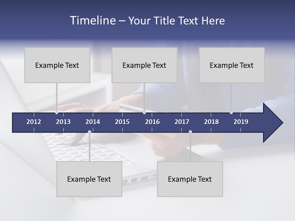 A Woman Holding A Credit Card While Using A Laptop PowerPoint Template