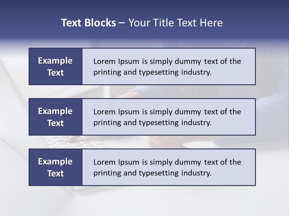 A Woman Holding A Credit Card While Using A Laptop PowerPoint Template