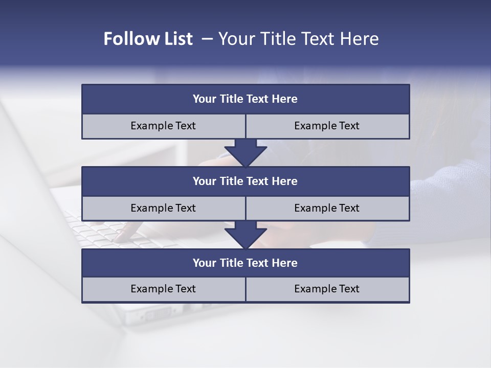 A Woman Holding A Credit Card While Using A Laptop PowerPoint Template