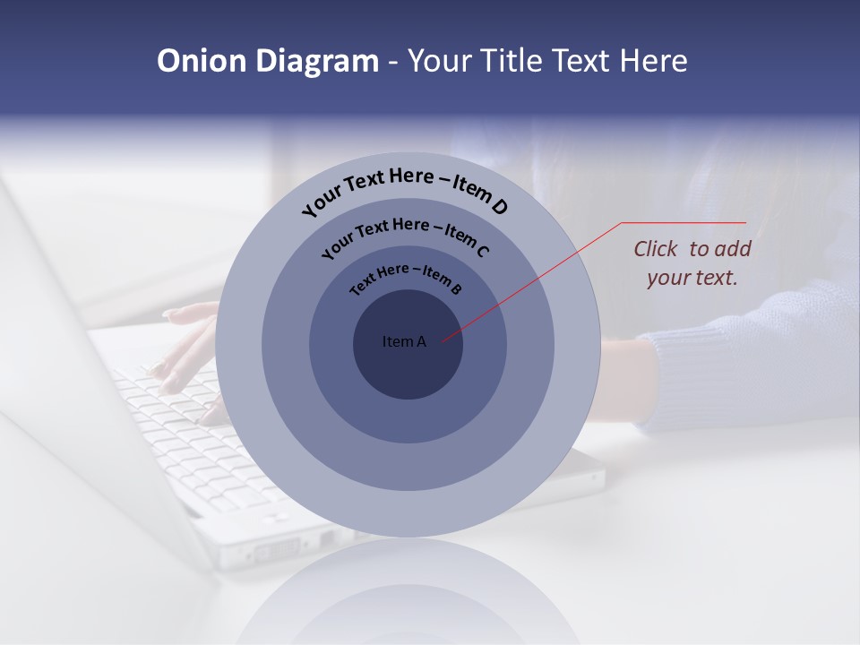 A Woman Holding A Credit Card While Using A Laptop PowerPoint Template