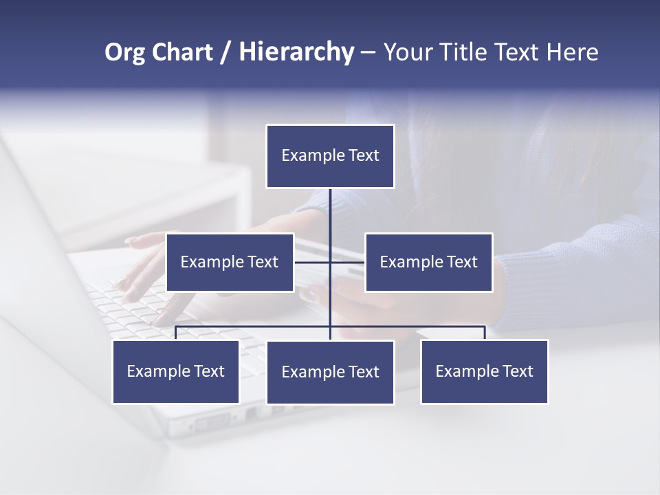 A Woman Holding A Credit Card While Using A Laptop PowerPoint Template