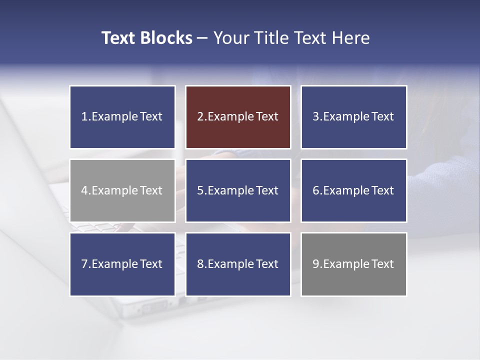 A Woman Holding A Credit Card While Using A Laptop PowerPoint Template