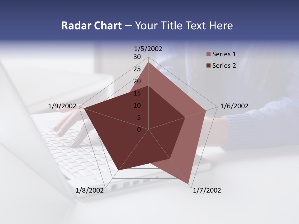 A Woman Holding A Credit Card While Using A Laptop PowerPoint Template