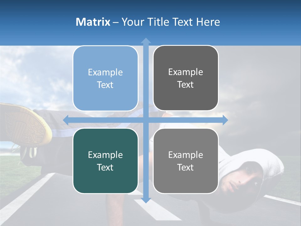 A Man Doing A Handstand On A Road PowerPoint Template