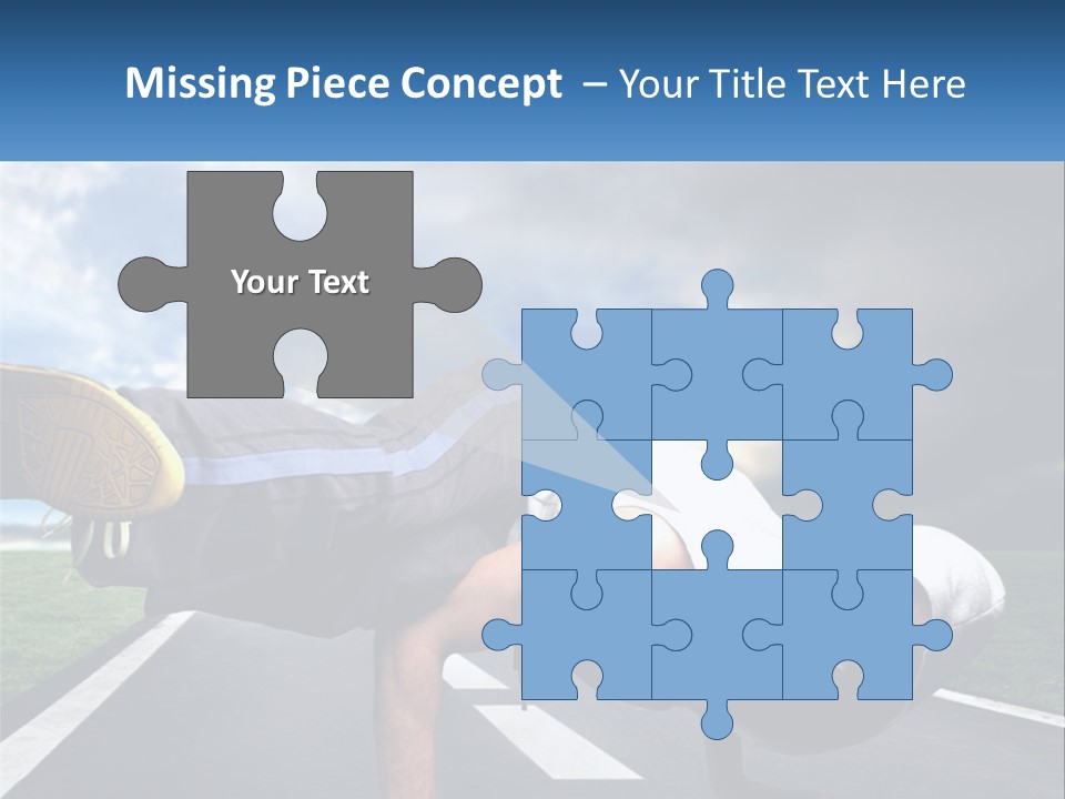 A Man Doing A Handstand On A Road PowerPoint Template