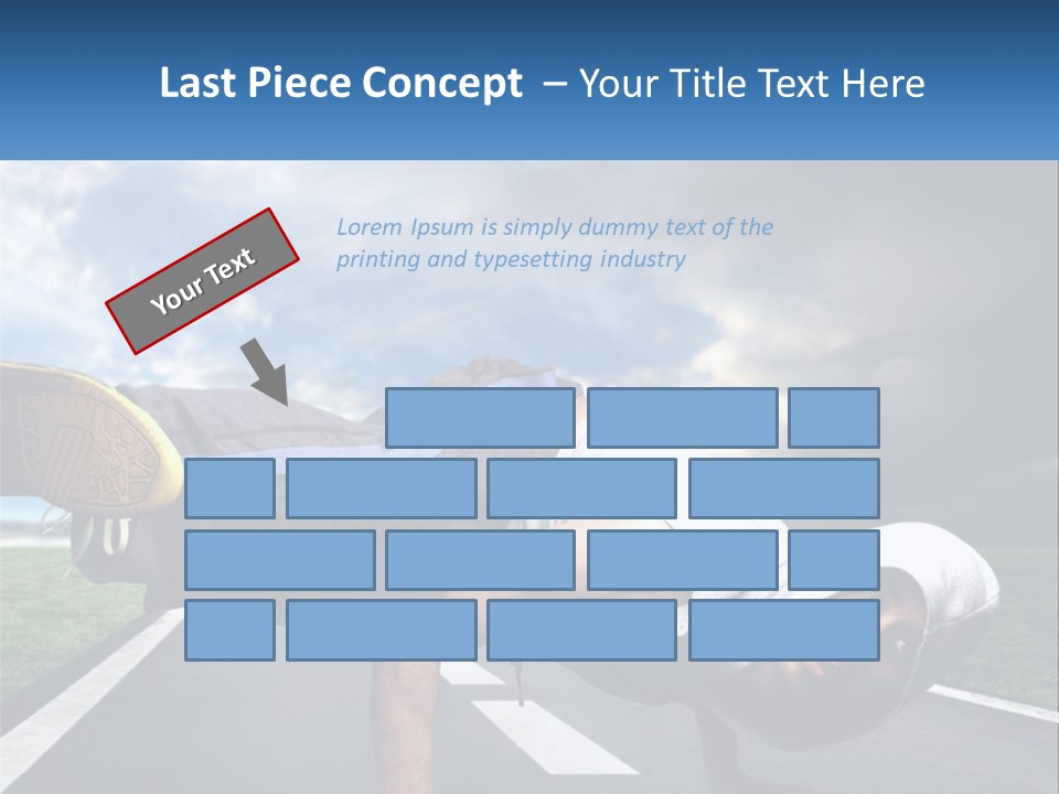 A Man Doing A Handstand On A Road PowerPoint Template