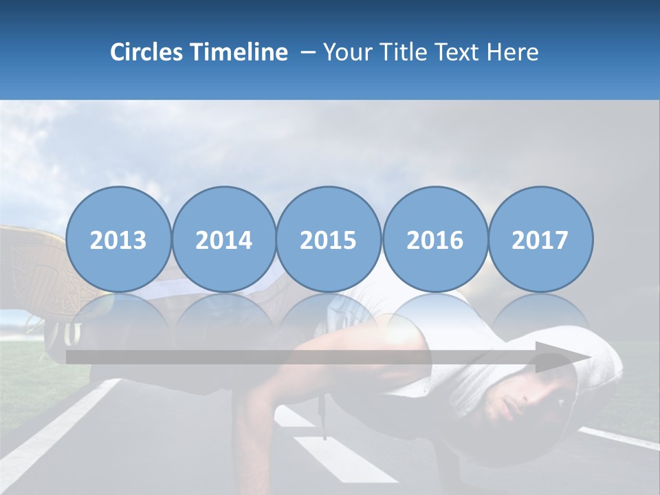 A Man Doing A Handstand On A Road PowerPoint Template