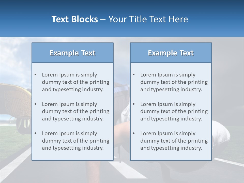 A Man Doing A Handstand On A Road PowerPoint Template