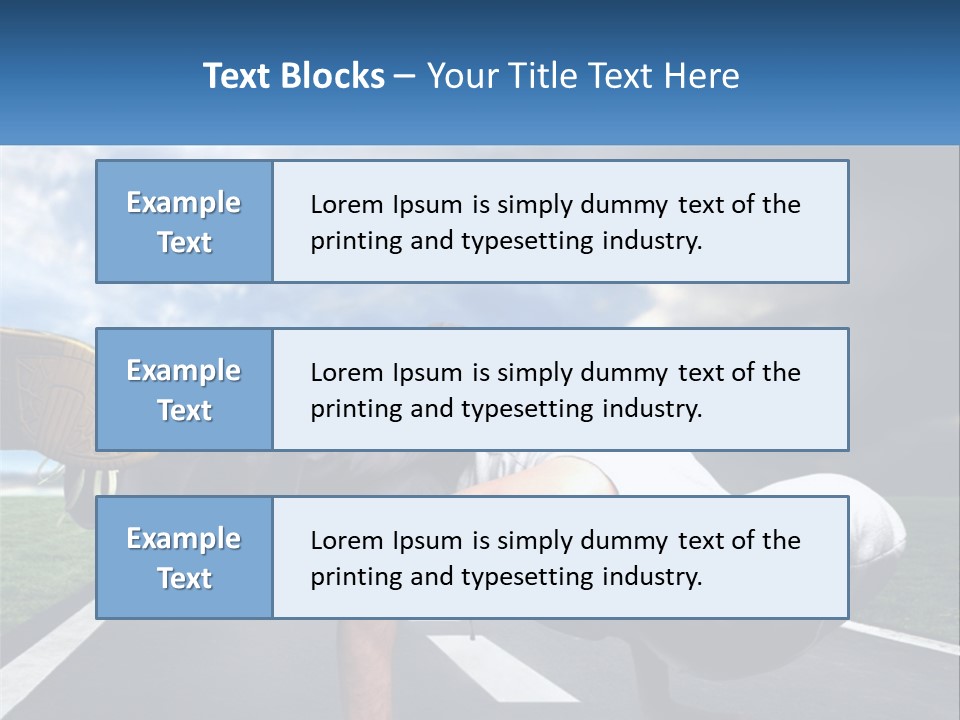 A Man Doing A Handstand On A Road PowerPoint Template