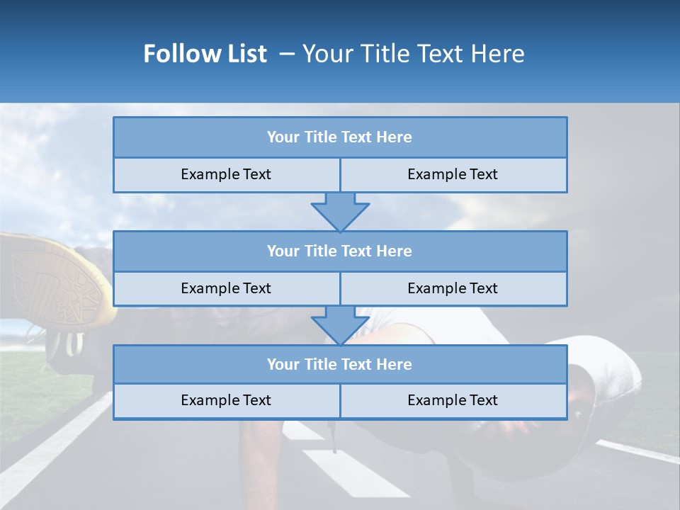 A Man Doing A Handstand On A Road PowerPoint Template