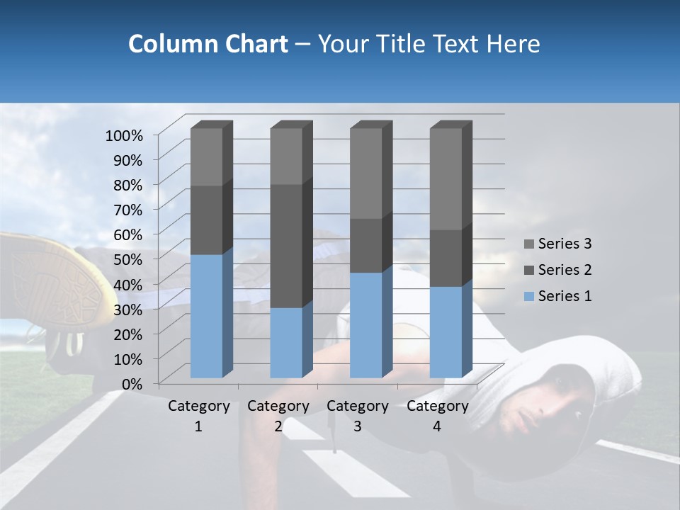 A Man Doing A Handstand On A Road PowerPoint Template