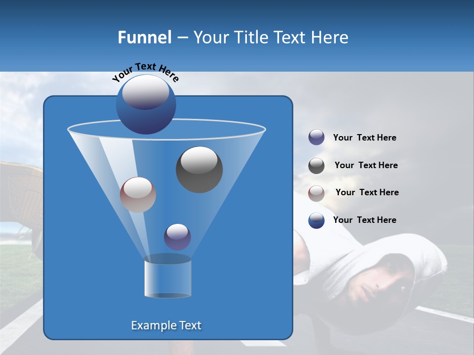 A Man Doing A Handstand On A Road PowerPoint Template