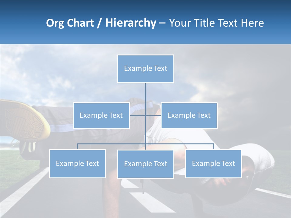 A Man Doing A Handstand On A Road PowerPoint Template