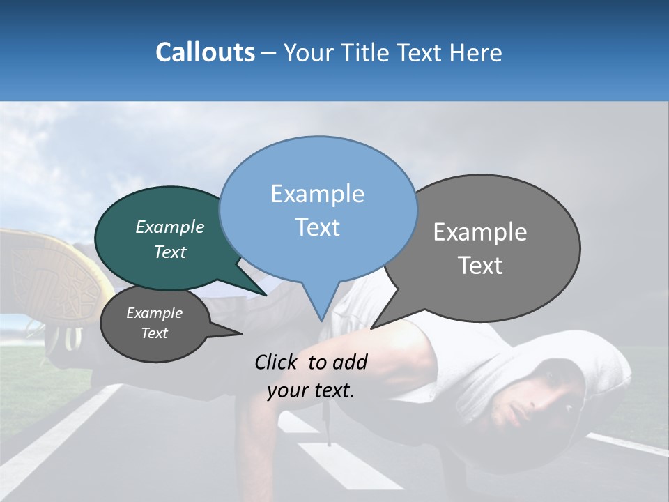 A Man Doing A Handstand On A Road PowerPoint Template