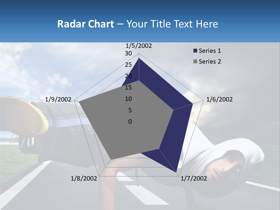 A Man Doing A Handstand On A Road PowerPoint Template