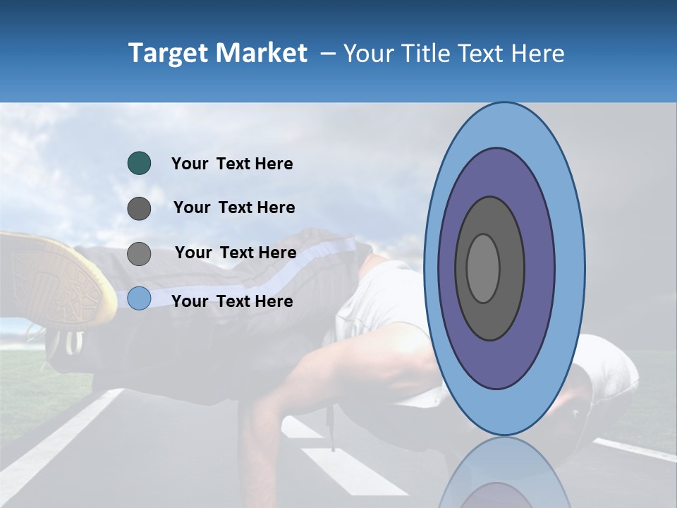 A Man Doing A Handstand On A Road PowerPoint Template