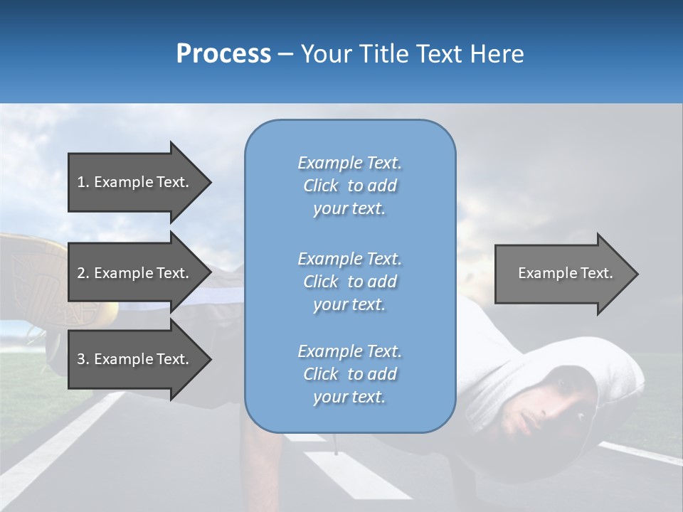 A Man Doing A Handstand On A Road PowerPoint Template