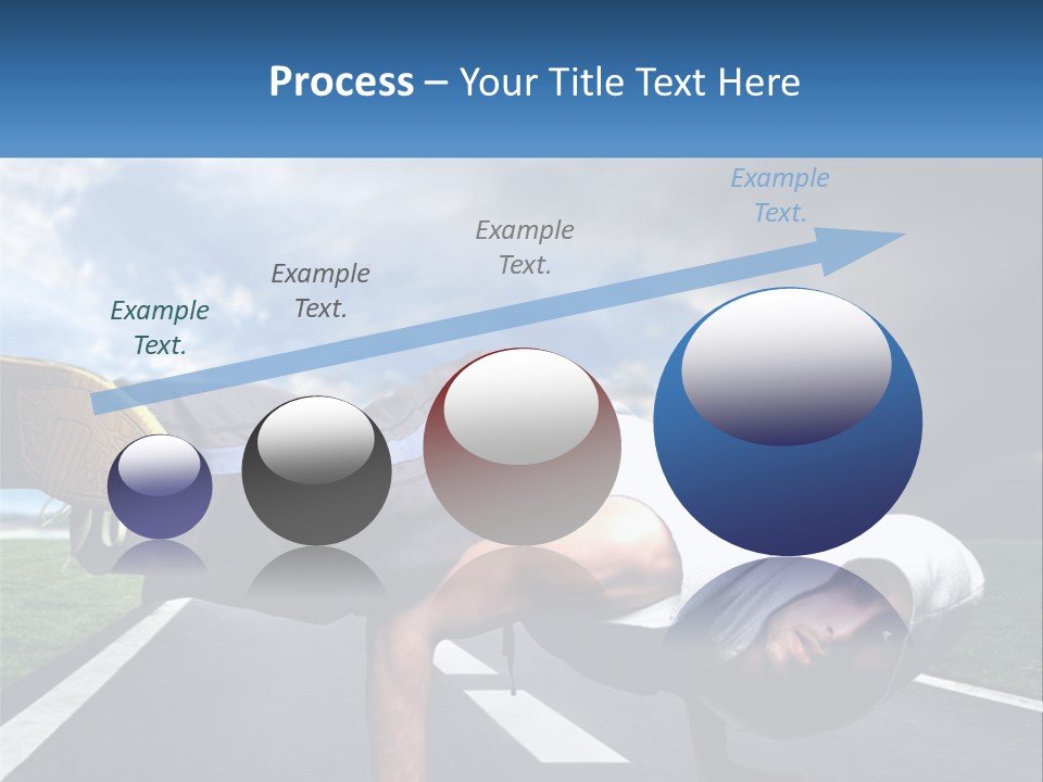 A Man Doing A Handstand On A Road PowerPoint Template