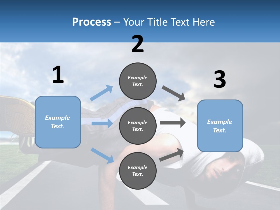 A Man Doing A Handstand On A Road PowerPoint Template