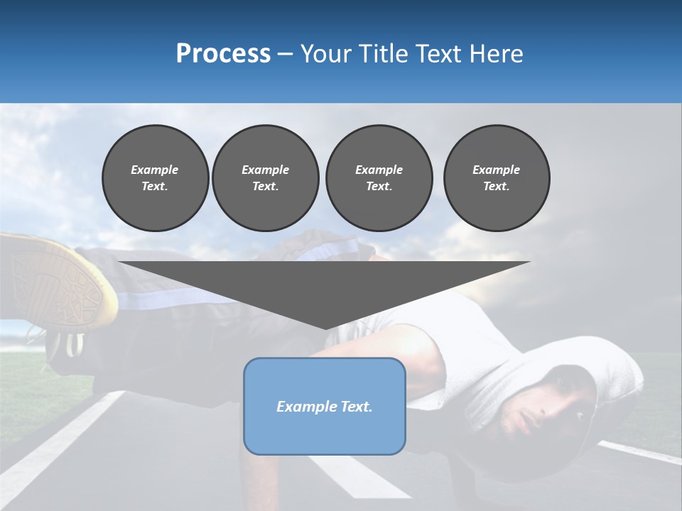 A Man Doing A Handstand On A Road PowerPoint Template