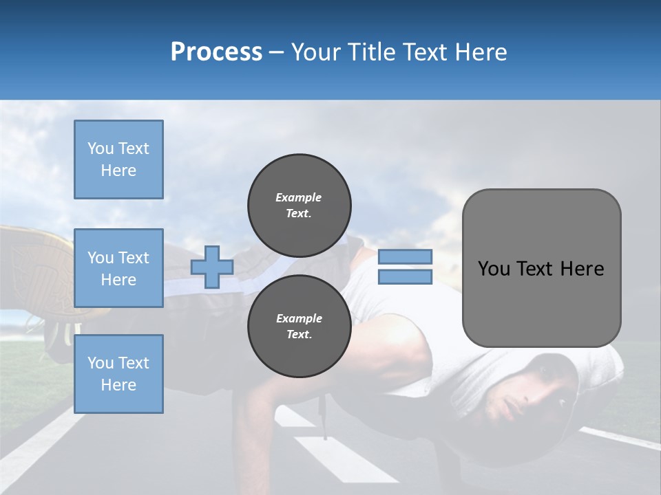 A Man Doing A Handstand On A Road PowerPoint Template