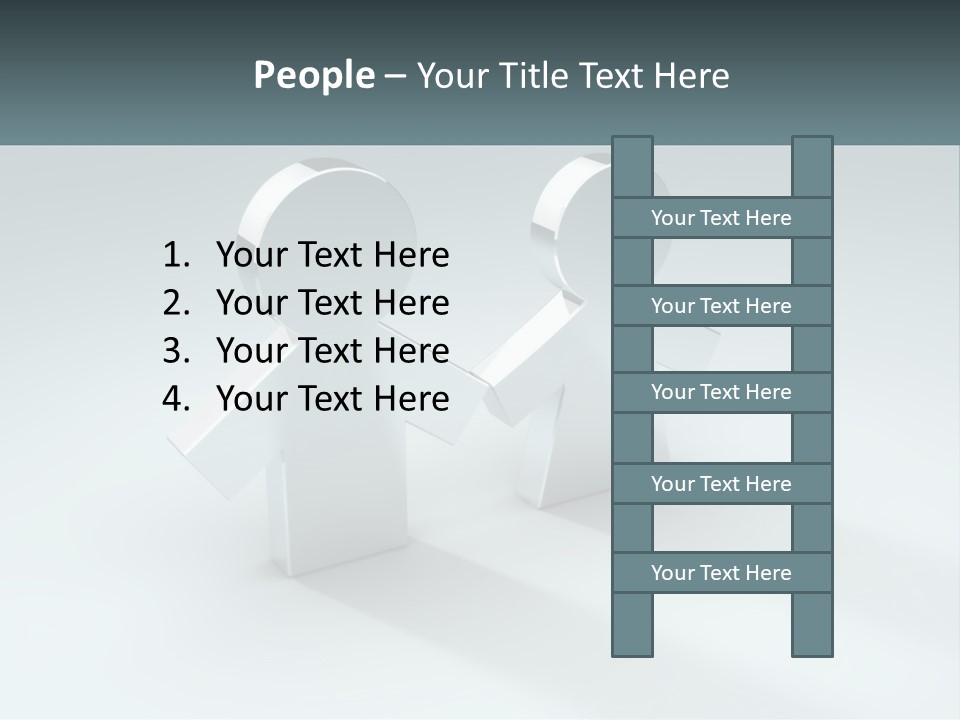 Two People Holding Hands Powerpoint Template PowerPoint Template