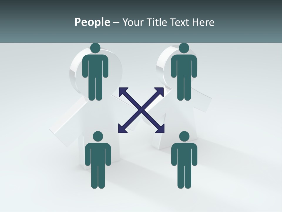 Two People Holding Hands Powerpoint Template PowerPoint Template