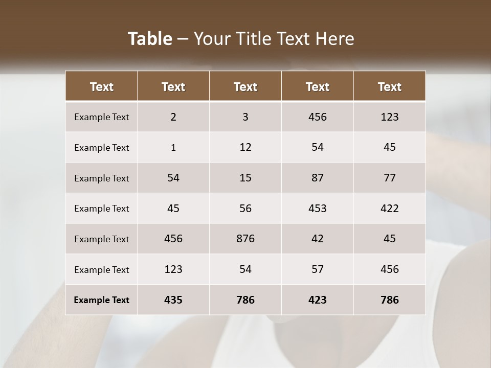 A Man Holding His Hair In Front Of His Head PowerPoint Template