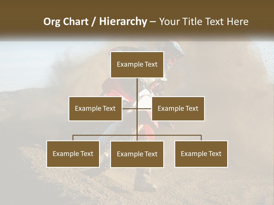 A Person Riding A Dirt Bike On A Dirt Track PowerPoint Template