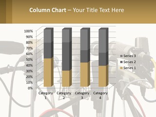 A Group Of Microphones Sitting Next To Each Other PowerPoint Template