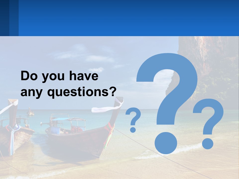 Two Boats On The Beach With A Mountain In The Background PowerPoint Template