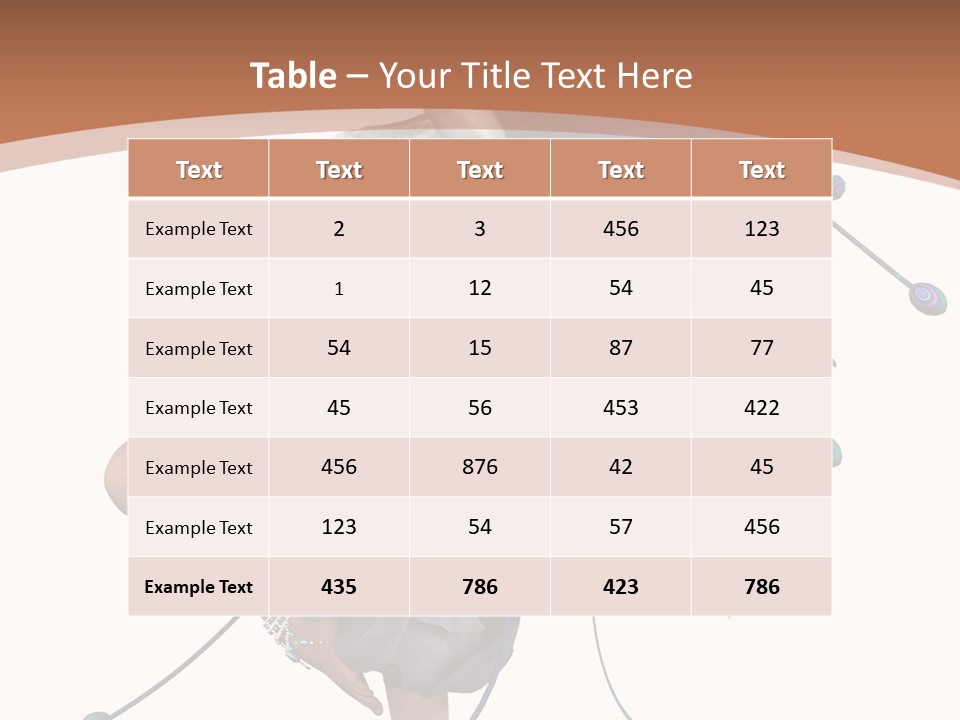 A Woman In A Dress With A Butterfly On Her Back PowerPoint Template