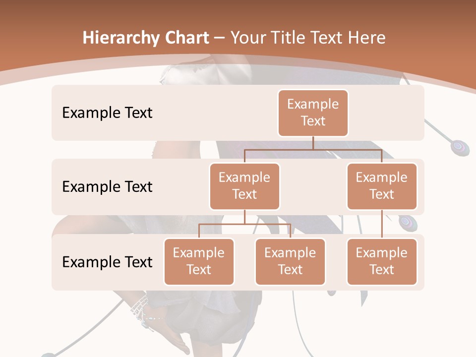 A Woman In A Dress With A Butterfly On Her Back PowerPoint Template